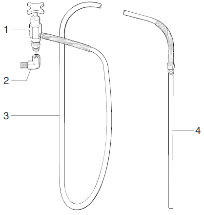 PowrTwin 12000GH Bleed Hose Assembly With Valve